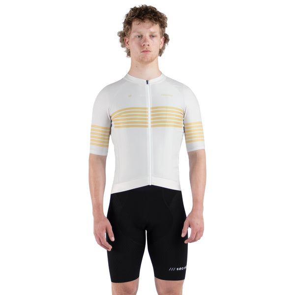 Load image into Gallery viewer, Mens /// Elevate Jersey (Ivory/Gold)
