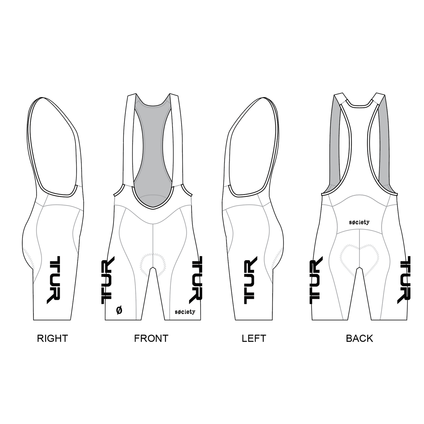 TUR 2025 AUS Bib Shorts