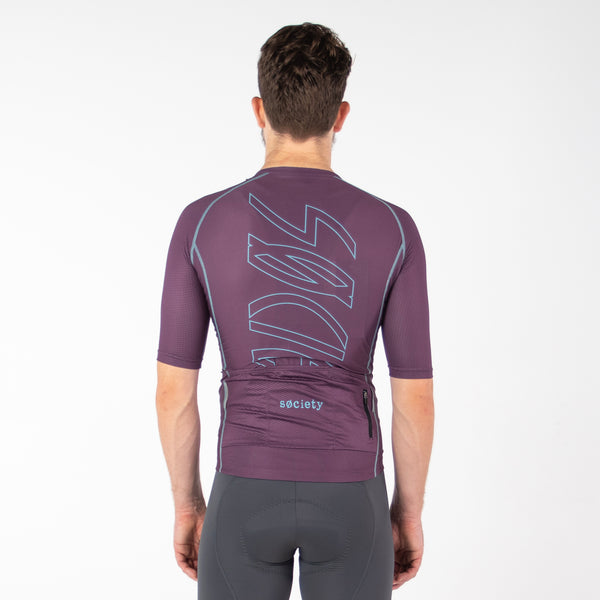 Load image into Gallery viewer, Mens Omni HyperMesh Jersey (Mauve/Blue)
