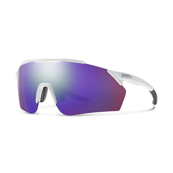 Load image into Gallery viewer, Smith RUCKUS Sunglasses (White/ChromaPop Violet Mirror)
