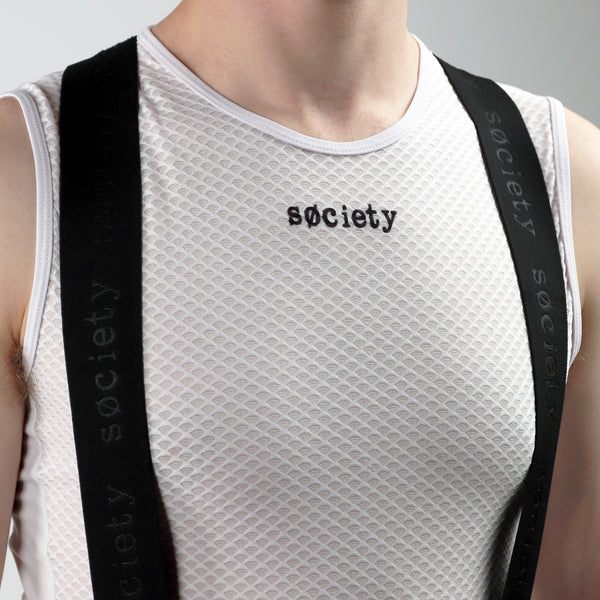 Load image into Gallery viewer, Society Cycling Classic Base Layer White
