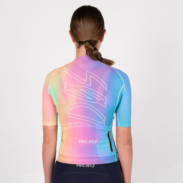 Load image into Gallery viewer, Womens Omni HyperMesh Jersey (Multi/White)
