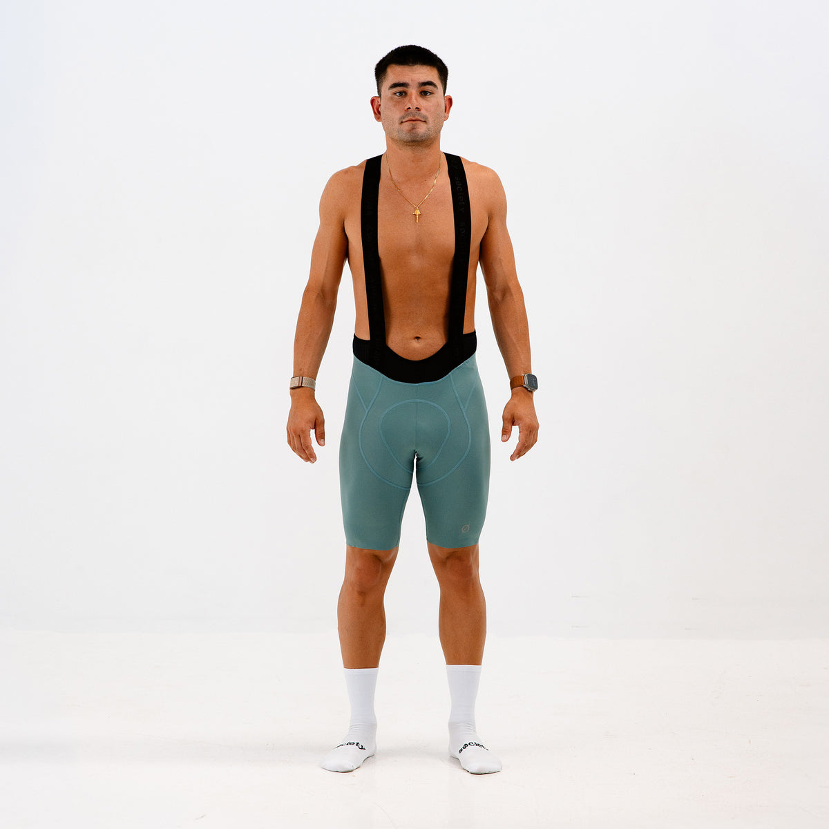 Mens Elevate++ Bib Shorts [Marine Green]