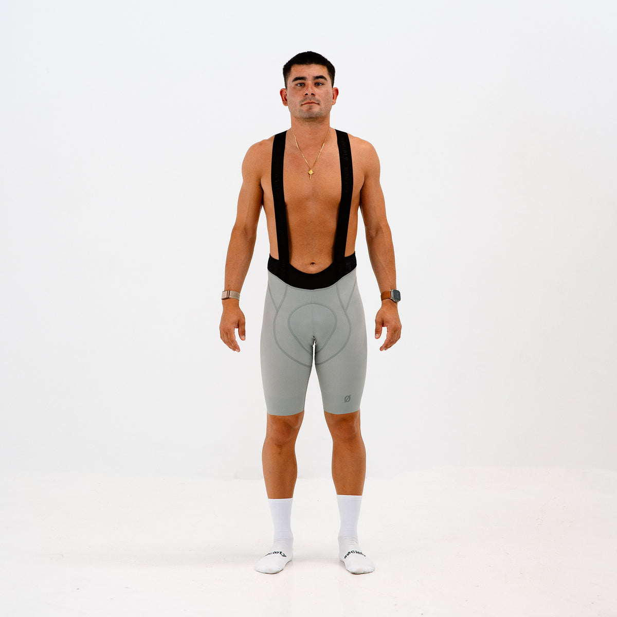Mens Elevate++ Bib Shorts [Stone Grey]