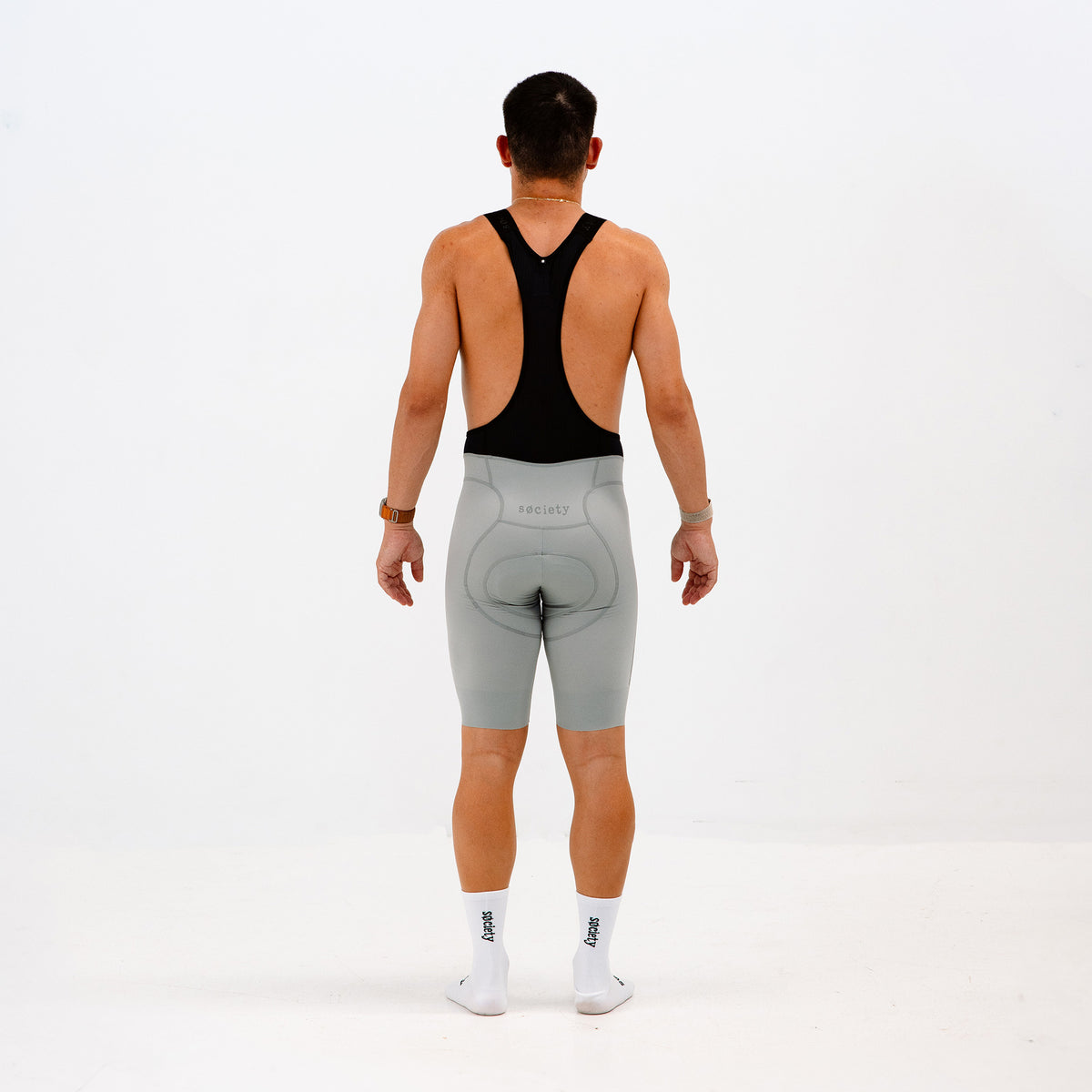 Mens Elevate++ Bib Shorts [Stone Grey]