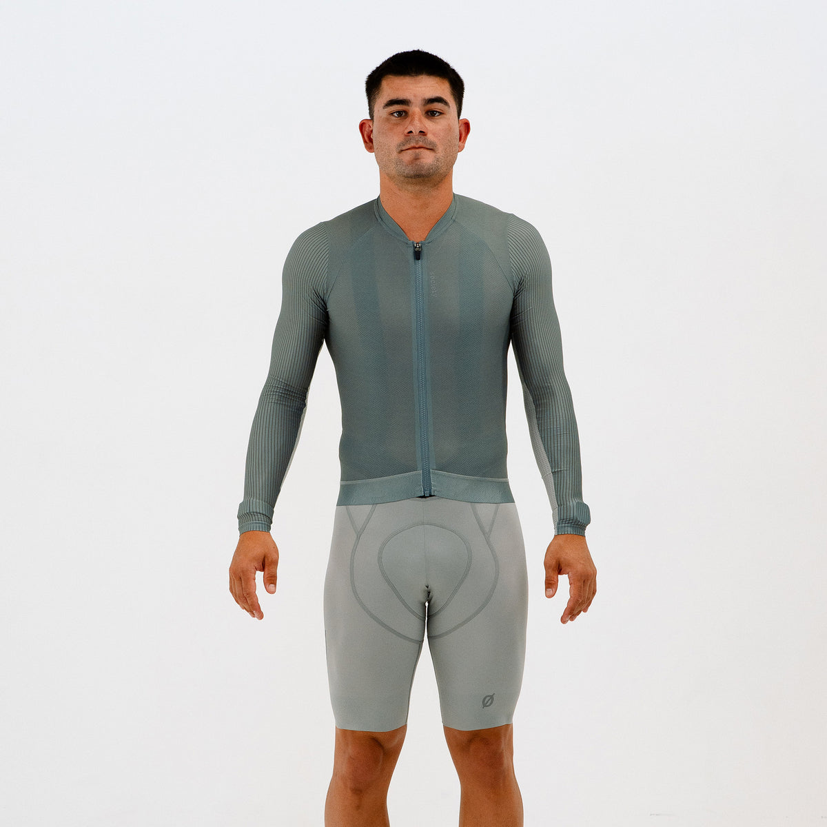 Mens Elevate++ Long Sleeve Jersey [Dark Sage]
