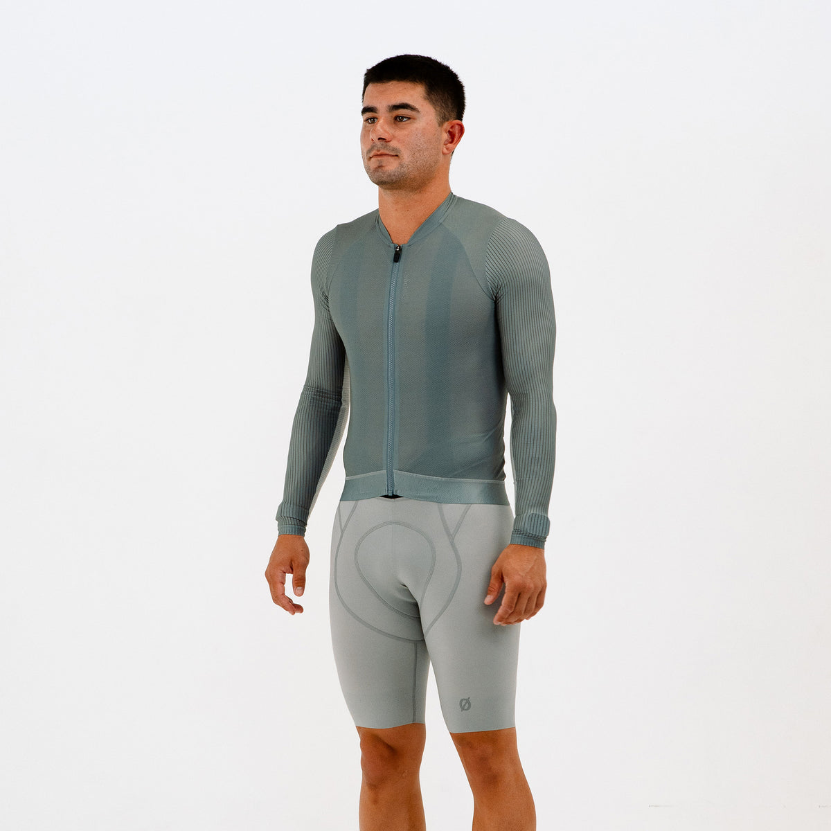 Mens Elevate++ Long Sleeve Jersey [Dark Sage]