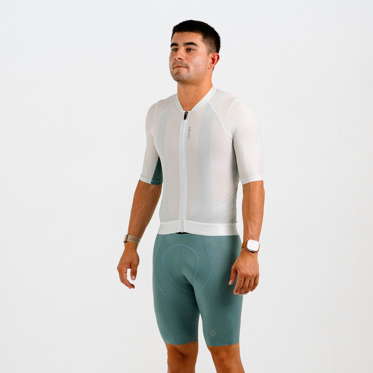 Mens Elevate++ Short Sleeve Jersey [Silver]