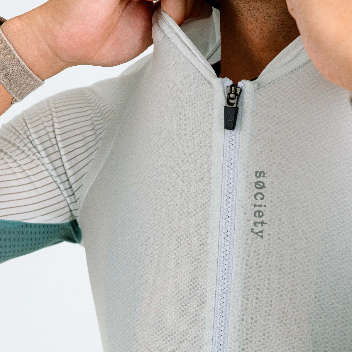 Mens Elevate++ Short Sleeve Jersey [Silver]