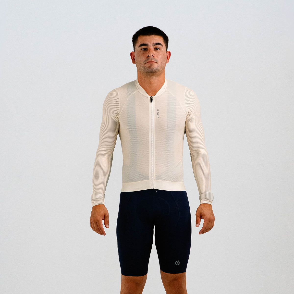 Mens Elevate++ Long Sleeve Jersey [Chalk]