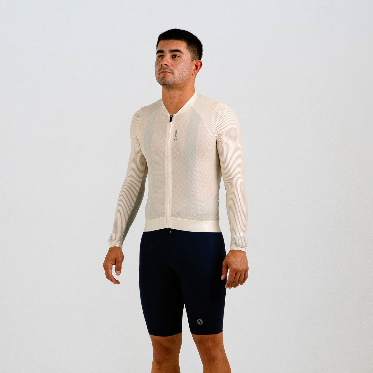Mens Elevate++ Long Sleeve Jersey [Chalk]