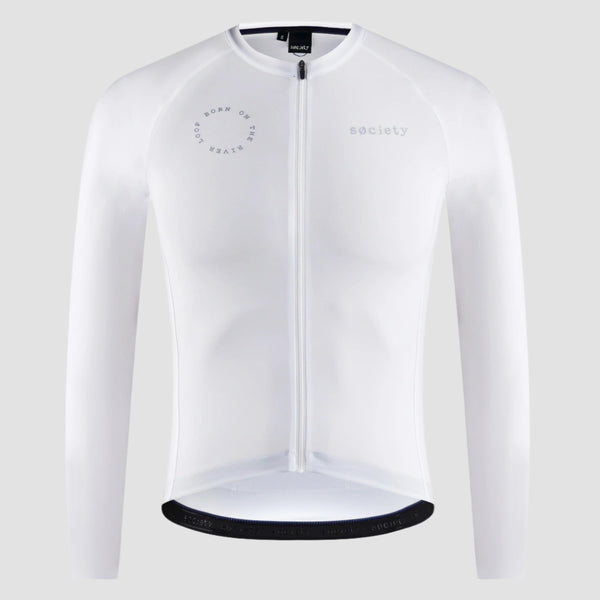 Load image into Gallery viewer, Mens Prevail Long Sleeve Jersey (White)
