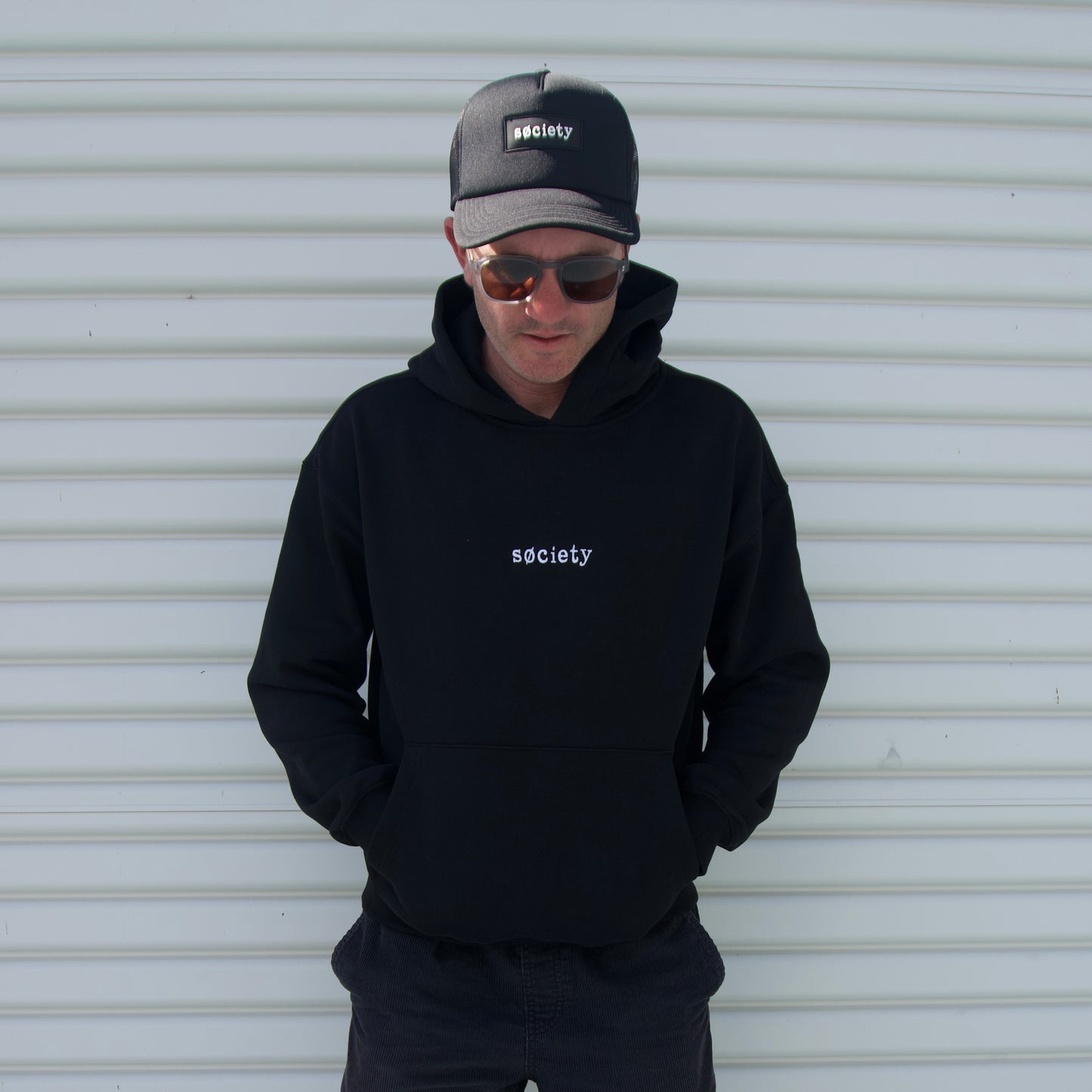 Badge Trucker (Black)