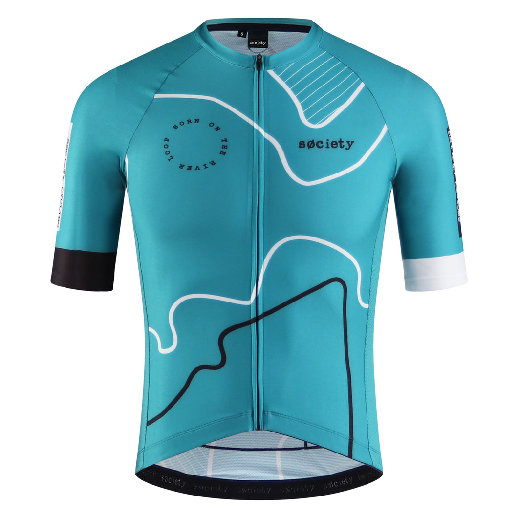 Mens Established Jersey (Teal)