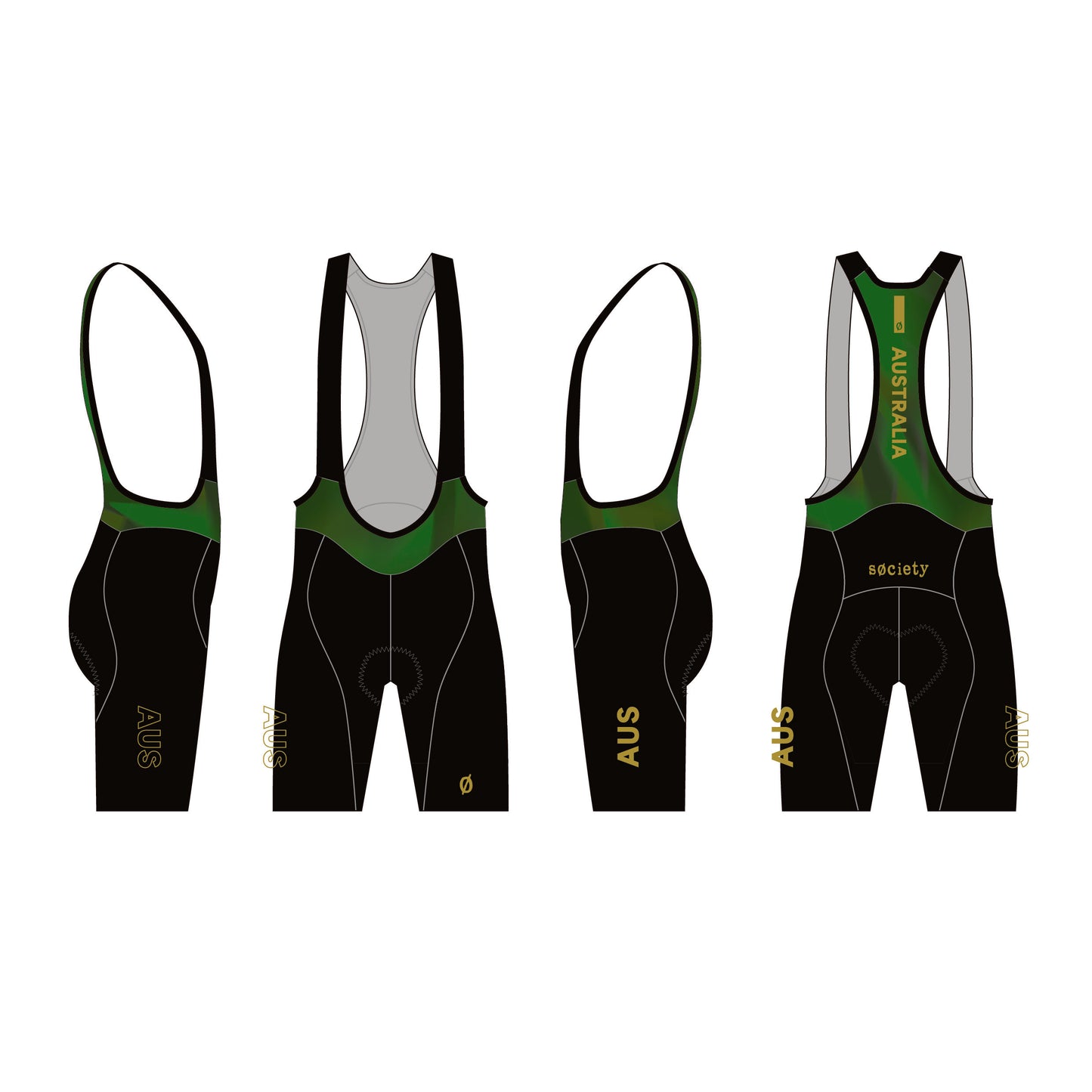 2026 UCI GWC Australian Bib Shorts