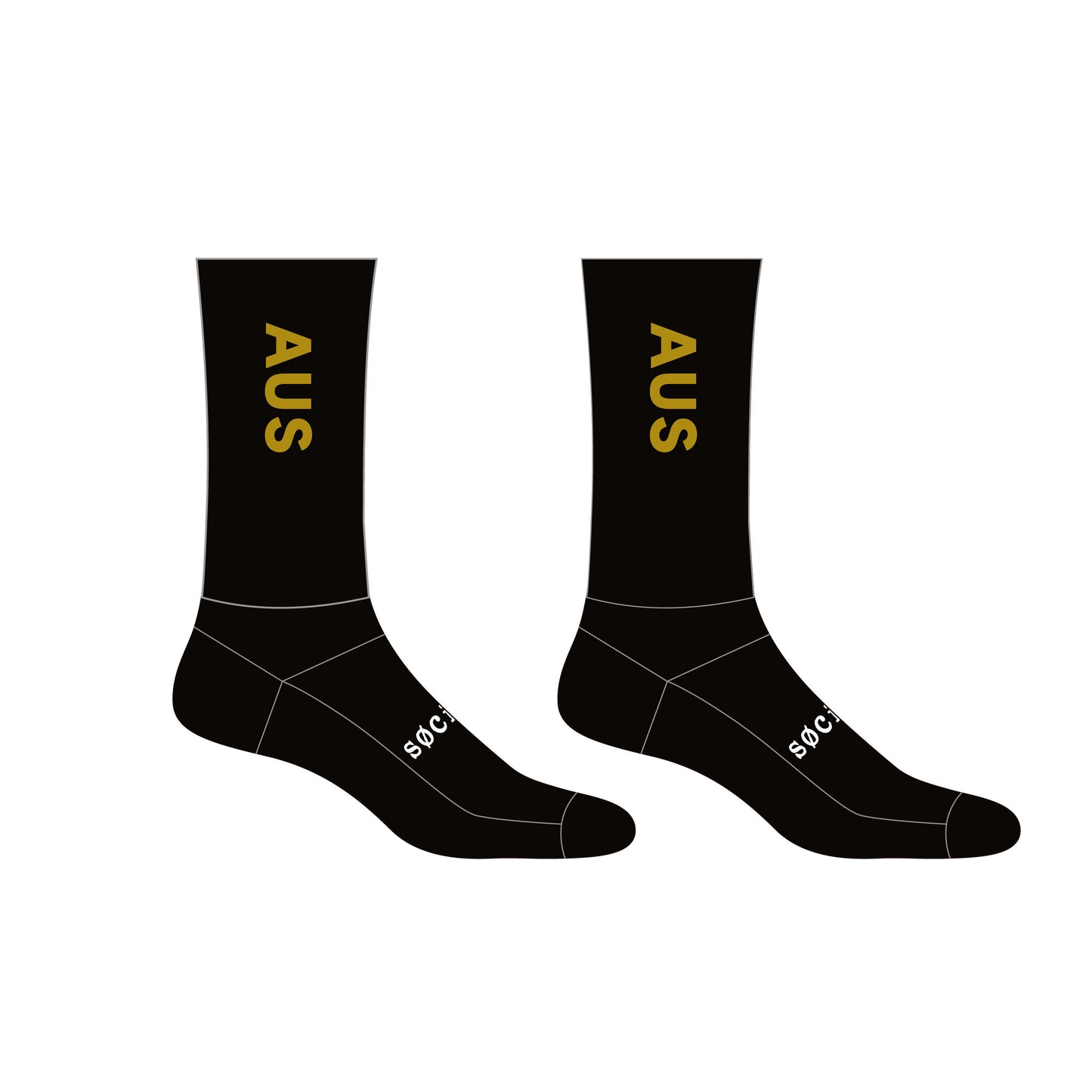 2026 UCI GWC Aero Socks [Black]