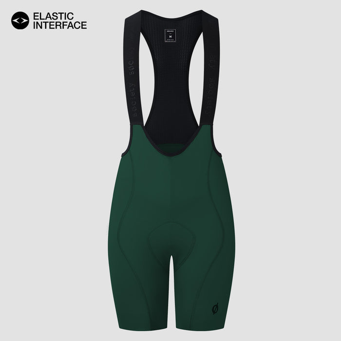 Womens Elevate++ Bib Shorts [Forest Green]