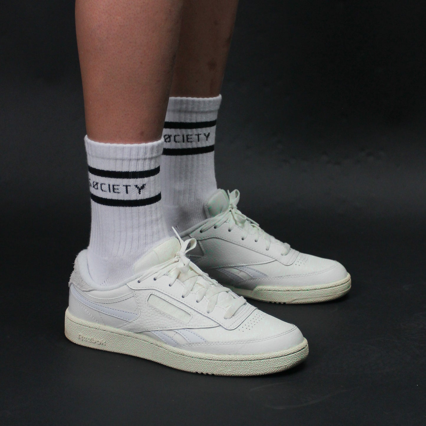 Casual Stripe Sock [White]