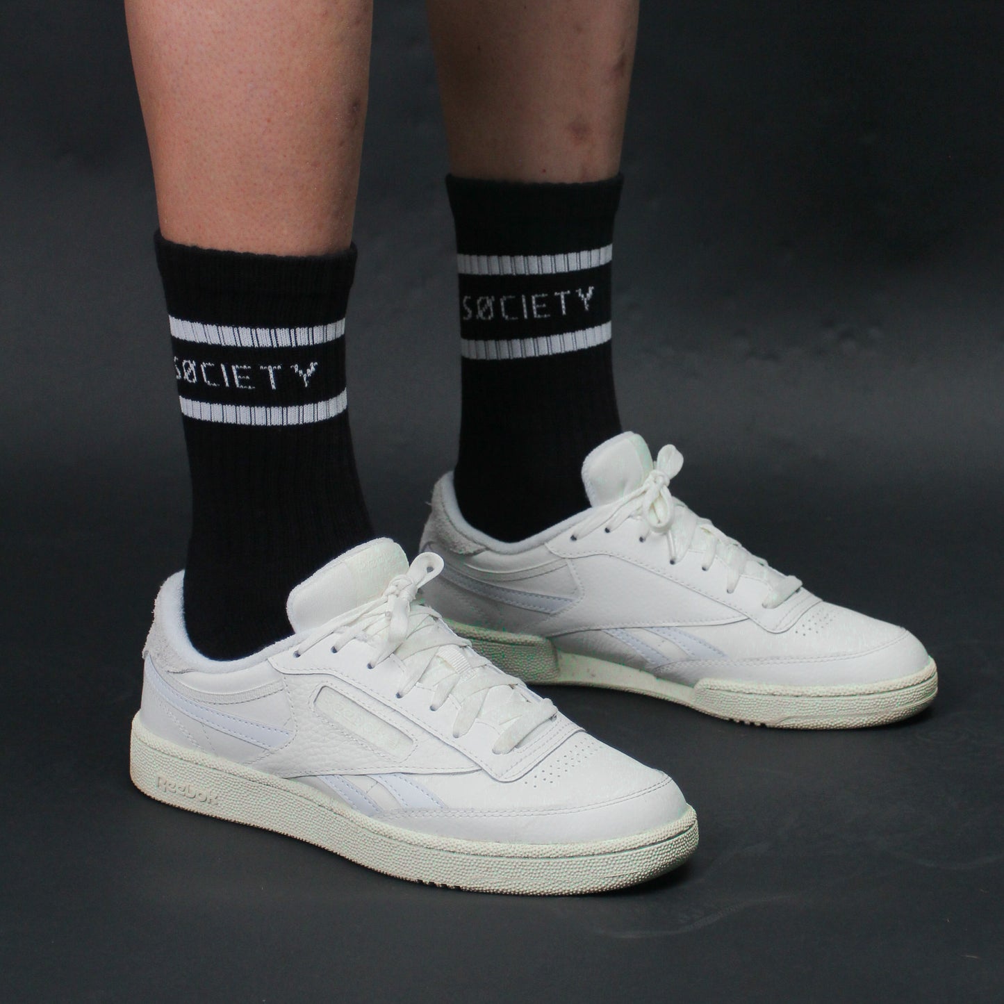 Casual Stripe Sock [Black]