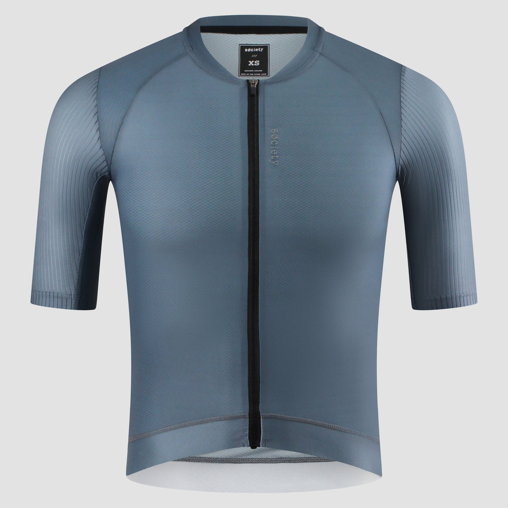 Mens Elevate++ Short Sleeve Jersey [Cinder Blue]