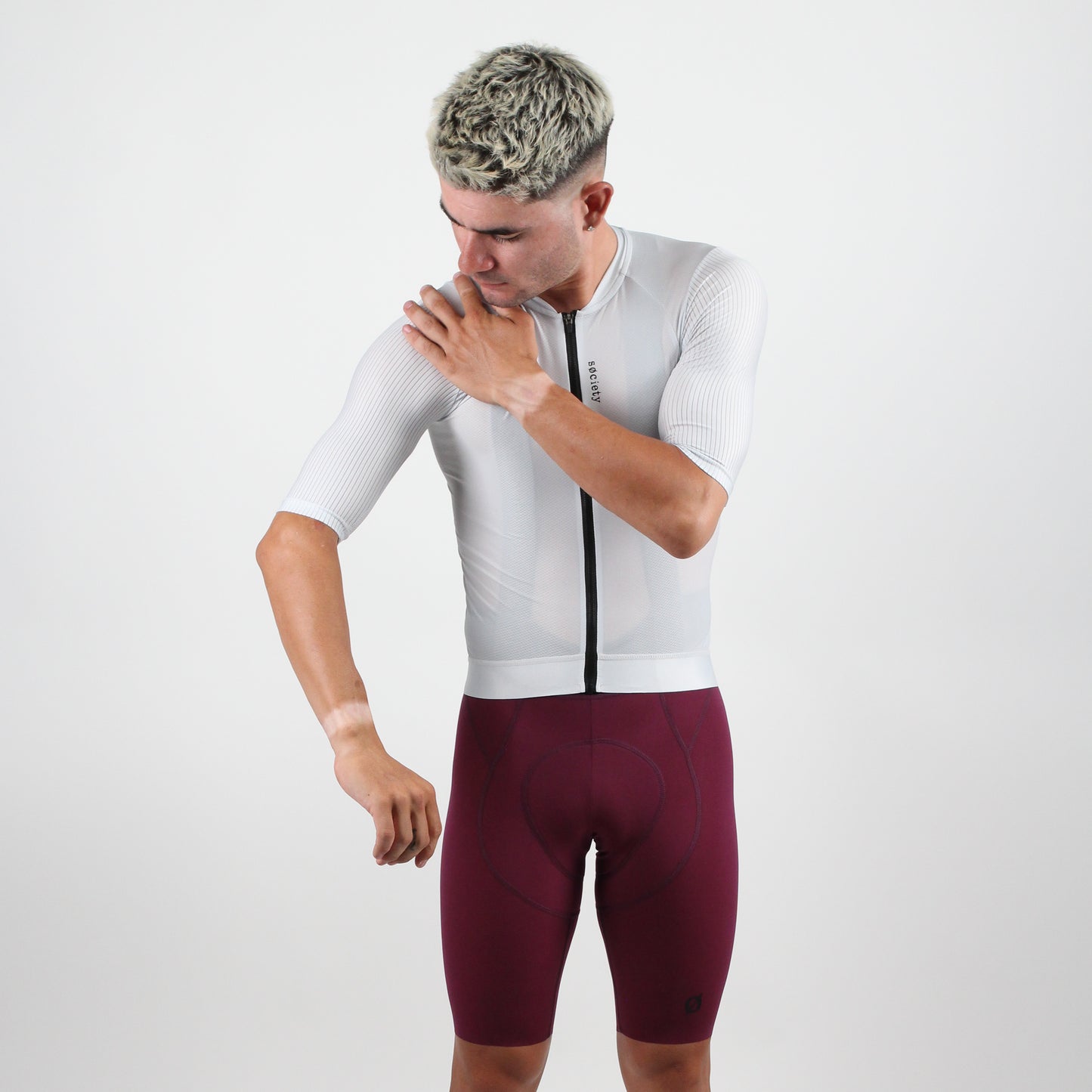 Mens Elevate++ Short Sleeve Jersey (Bone)