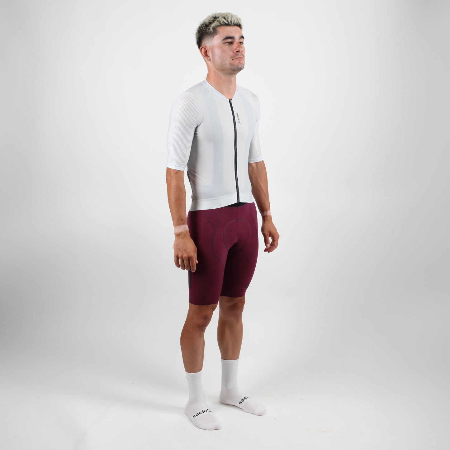 Mens Elevate++ Short Sleeve Jersey (Bone)
