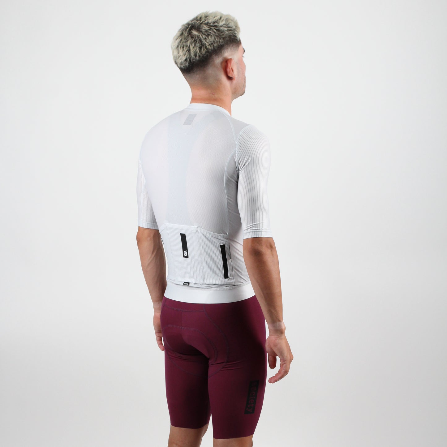 Mens Elevate++ Short Sleeve Jersey (Bone)
