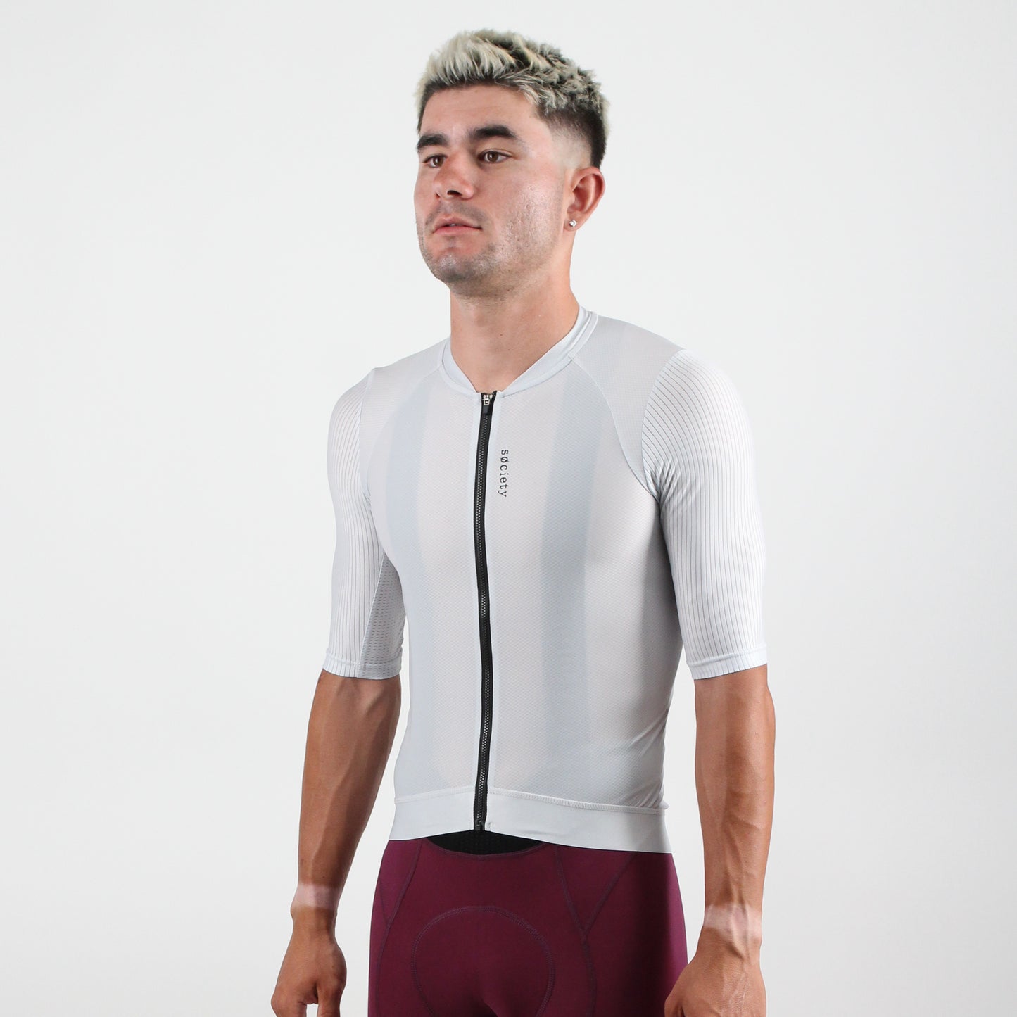 Mens Elevate++ Short Sleeve Jersey (Bone)