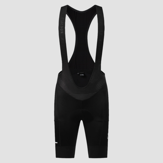 Mens LMTLSS Cargo Bib Shorts (Black)