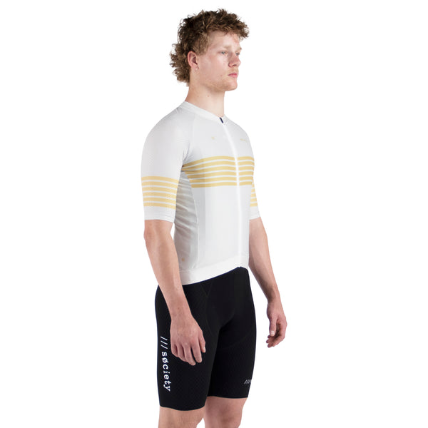 Load image into Gallery viewer, Mens /// Elevate Jersey (Ivory/Gold)
