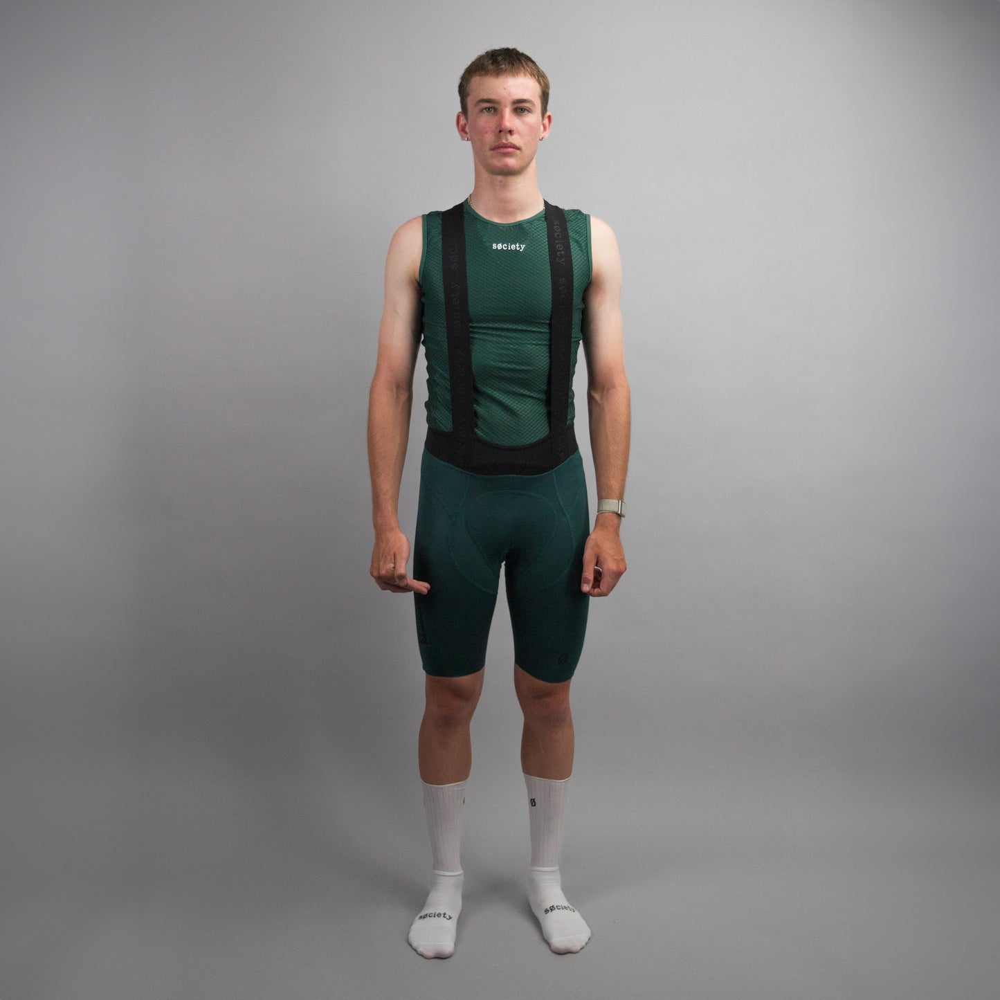 Mens Elevate++ Bib Shorts [Forest Green]