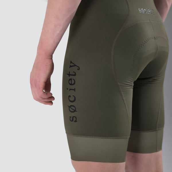 Load image into Gallery viewer, Mens Omni Bib Shorts (Olive)
