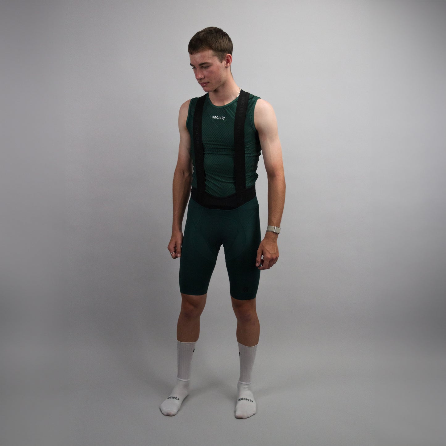 Mens Elevate++ Bib Shorts [Forest Green]