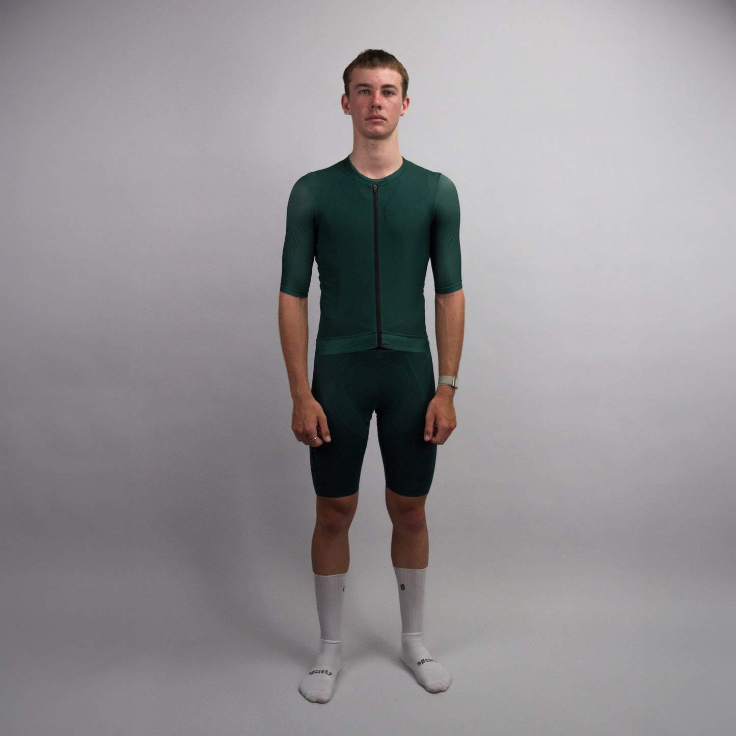 Mens Elevate++ Short Sleeve Jersey [Forest Green]