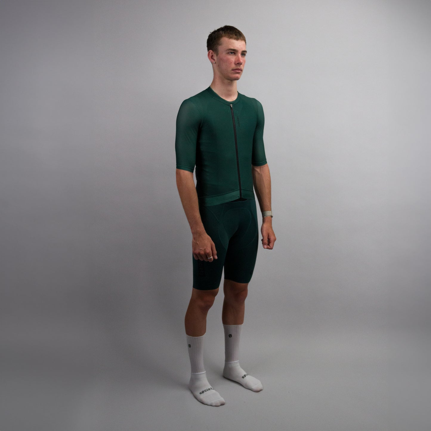 Mens Elevate++ Short Sleeve Jersey [Forest Green]