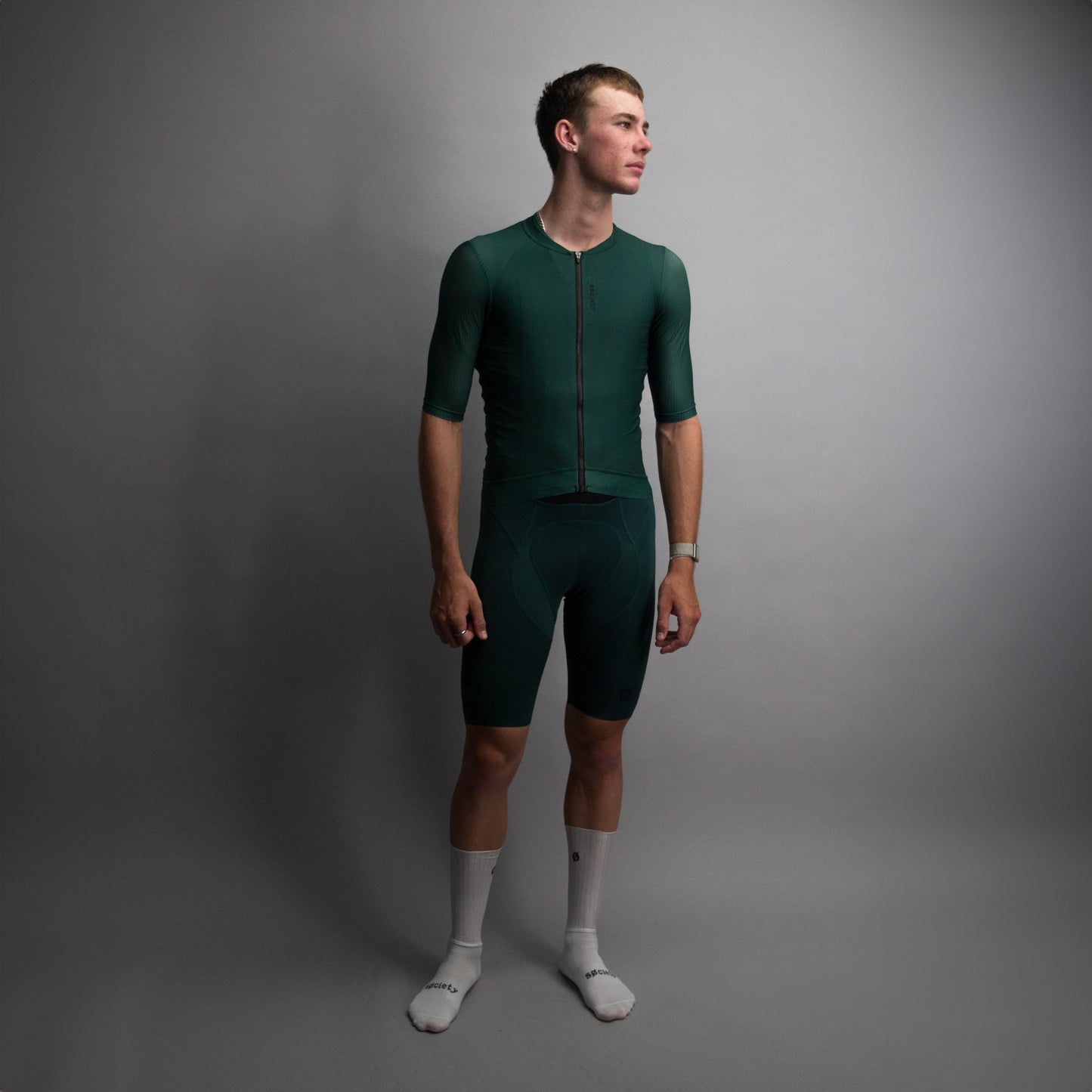 Mens Elevate++ Short Sleeve Jersey [Forest Green]
