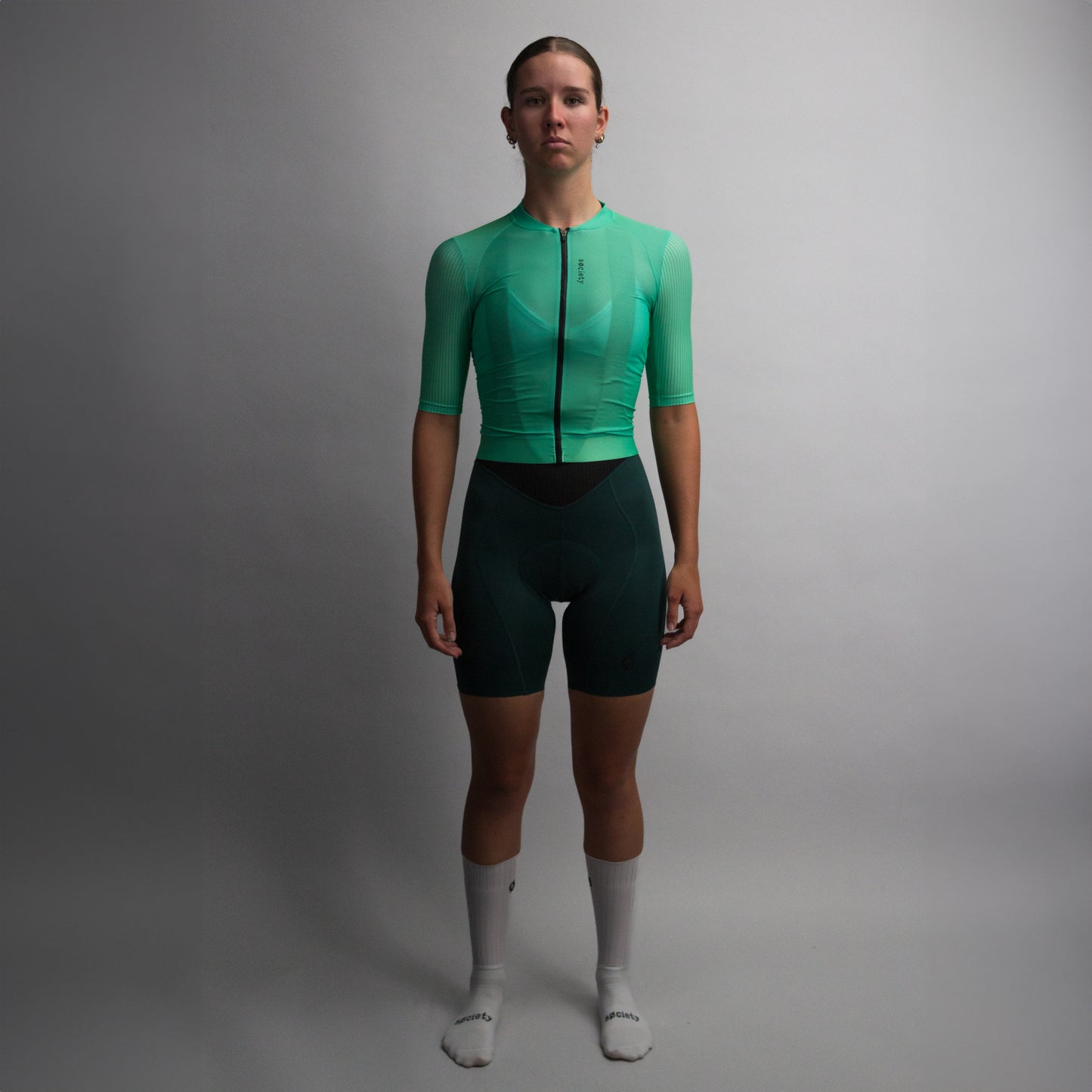 Womens Elevate++ Bib Shorts [Forest Green]