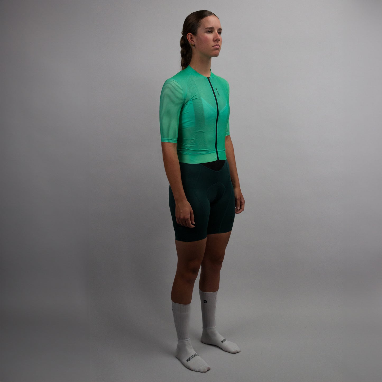 Womens Elevate++ Bib Shorts [Forest Green]
