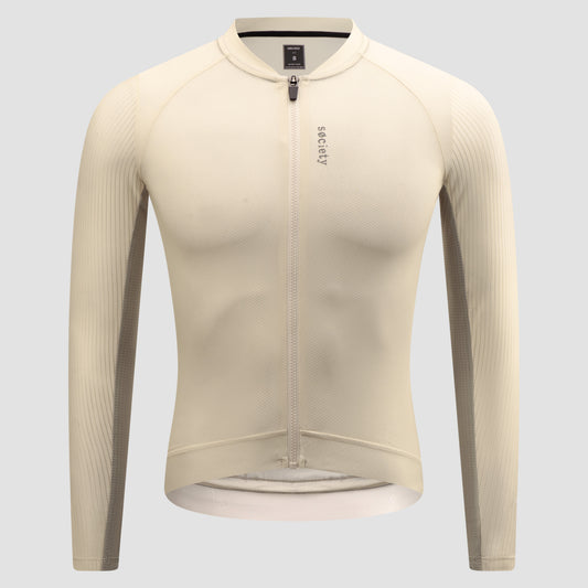 Mens Elevate++ Long Sleeve Jersey [Chalk]