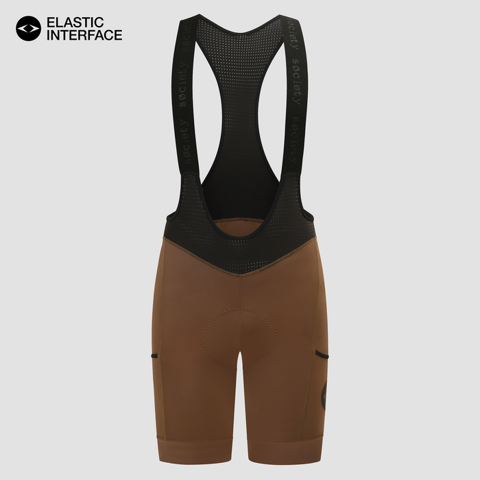 Mens Omni Cargo Bib Shorts [Brown]