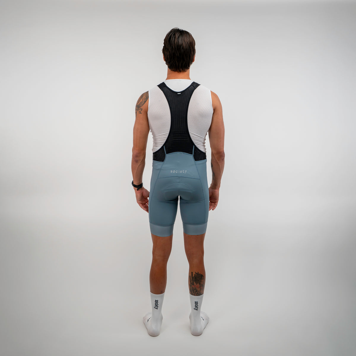 Mens Omni Bib Shorts [Steel]