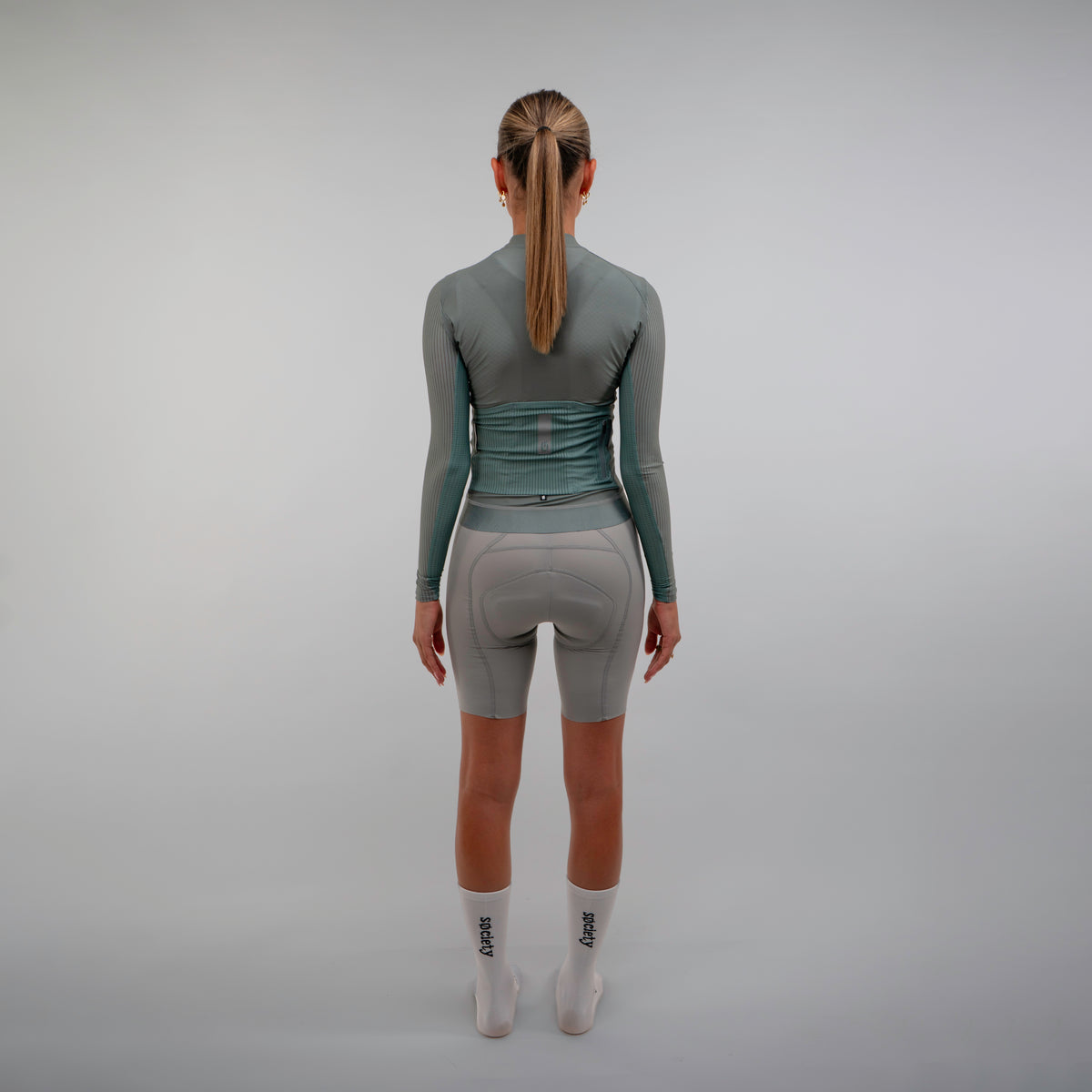 Womens Elevate++ Long Sleeve Jersey [Dark Sage]