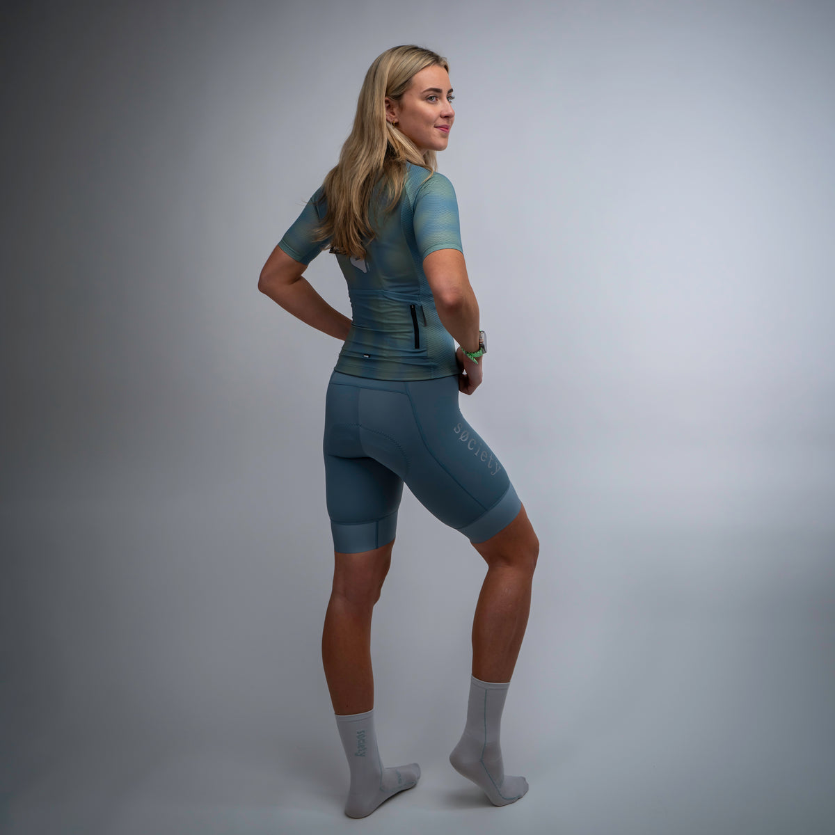 Womens Omni Short Sleeve Jersey [Flint Green]