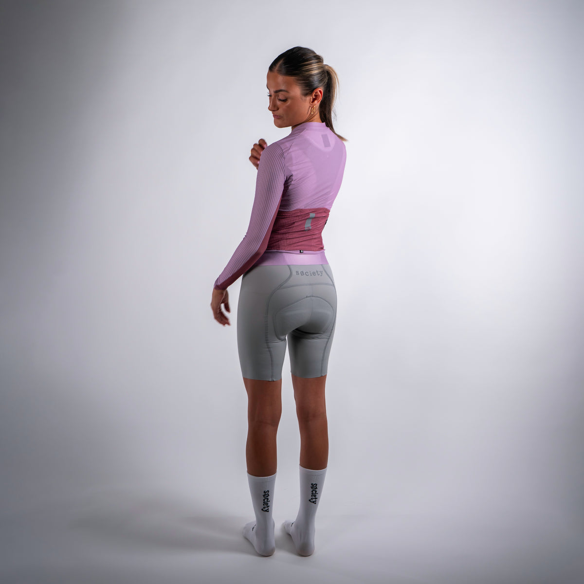 Womens Elevate++ Long Sleeve Jersey [Rosewood]