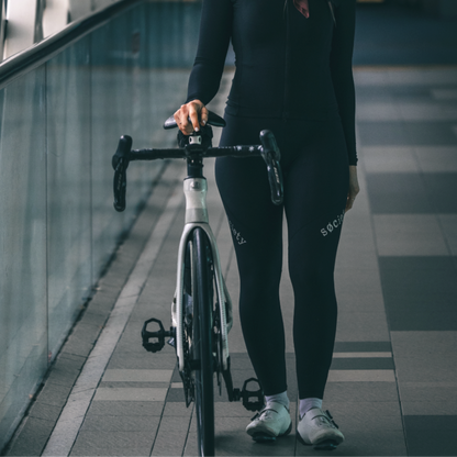 Womens Omni Thermal Bib Tights (Black)