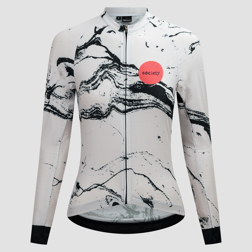 Womens Omni Off-Road Long Sleeve Jersey [Grey]