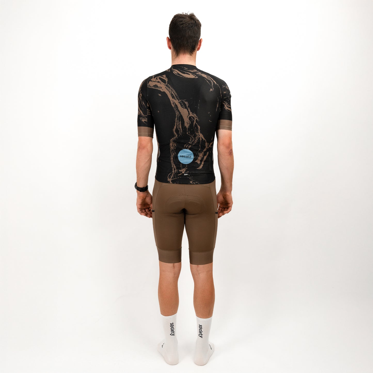 Mens Omni Cargo Bib Shorts [Brown]