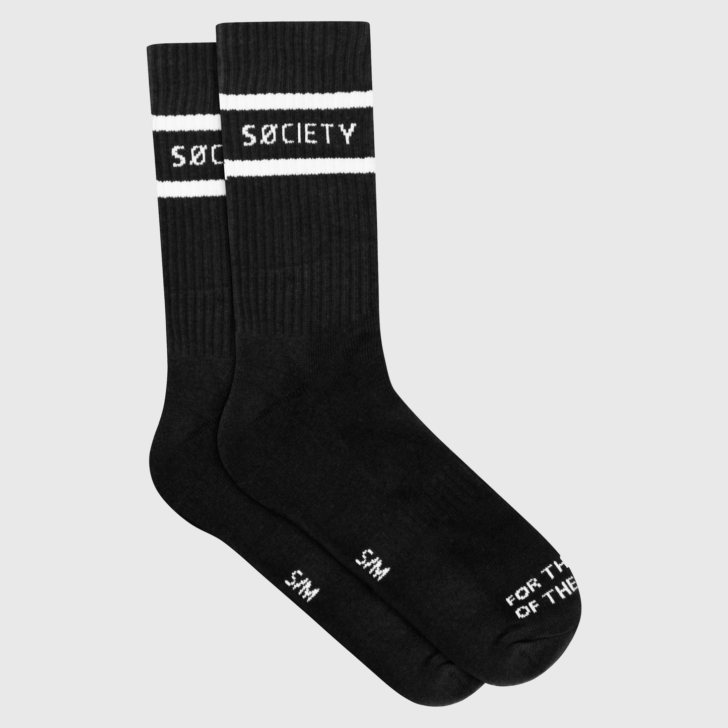 Casual Stripe Sock [Black]