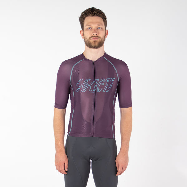 Load image into Gallery viewer, Mens Omni Hypermesh Jersey (Mauve/Blue)
