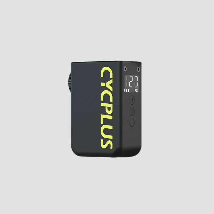 Black electronic device with 'CYCPLUS' branding on a white background
